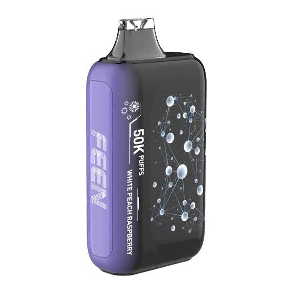 White Peach Raspberry FEEN Vape 50K 1 White Peach Raspberry FEEN Vape 50K